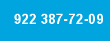 922 387-72-09